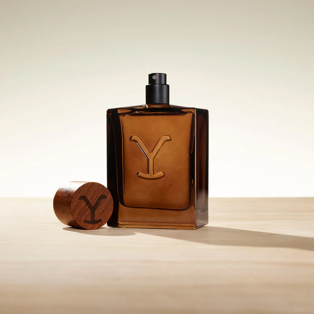 Yellowstone Ride Men's cologne with bottle cap off