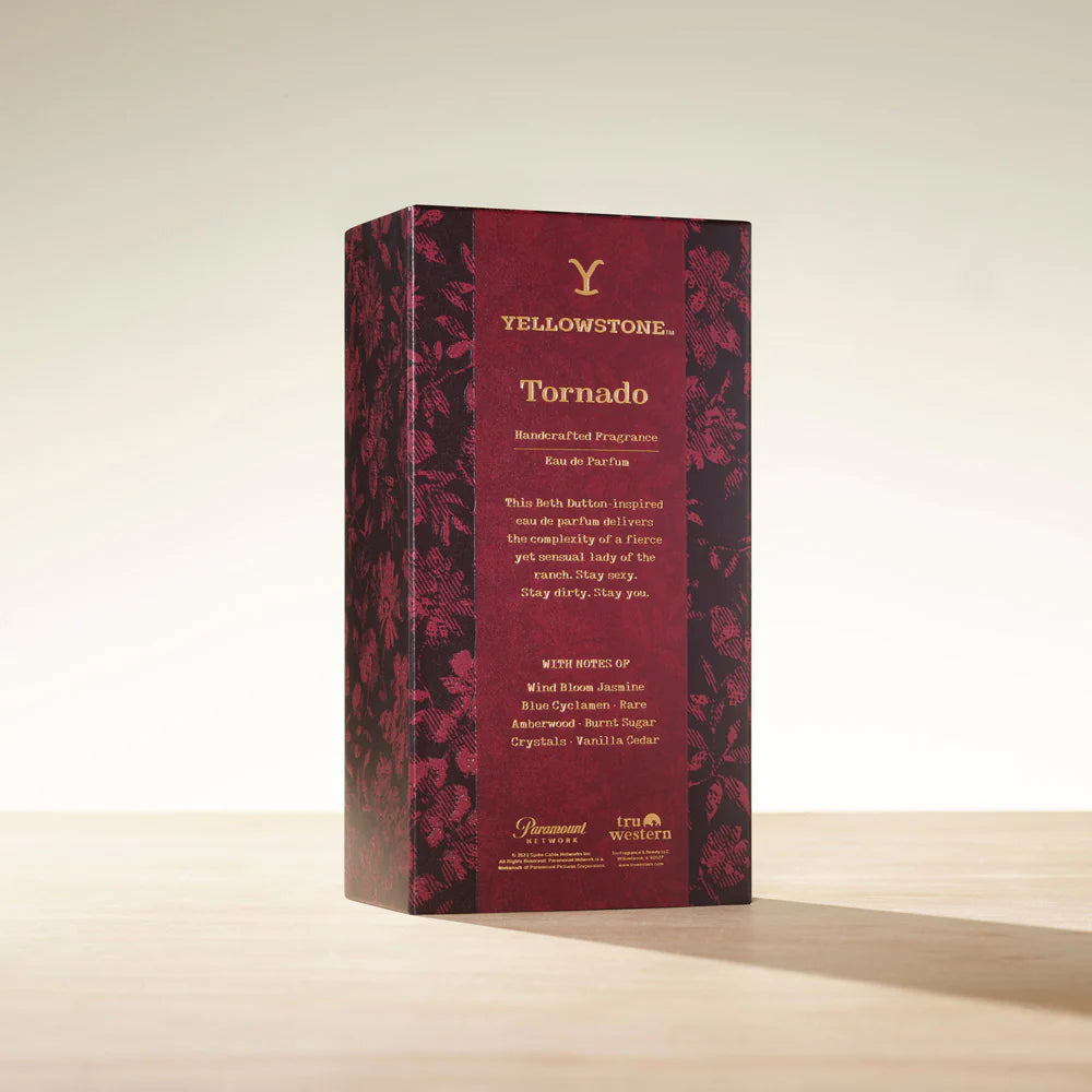 Yellowstone Tornado Box Back - Women's Perfume - Closed