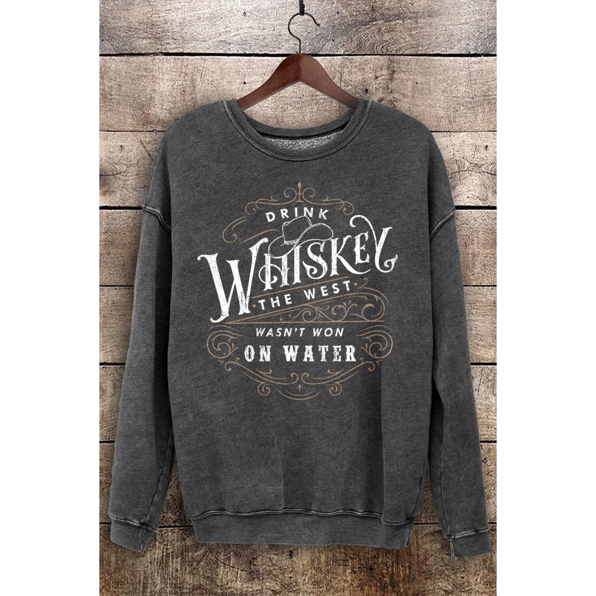 Gray Drink Whiskey sweatshirt