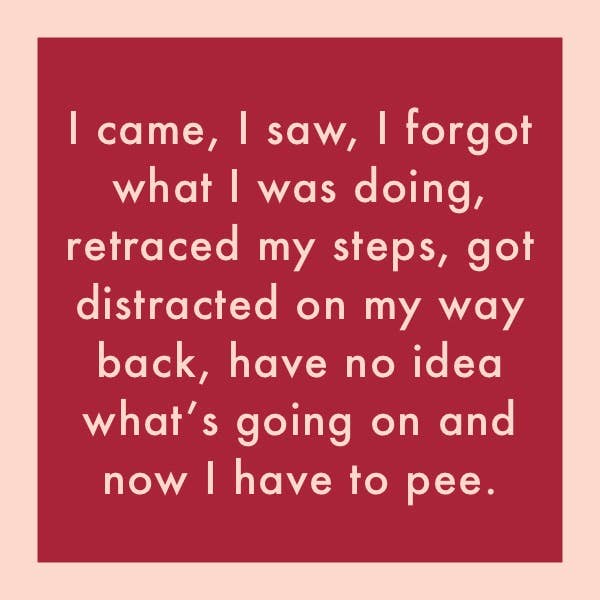 Text on a red background.