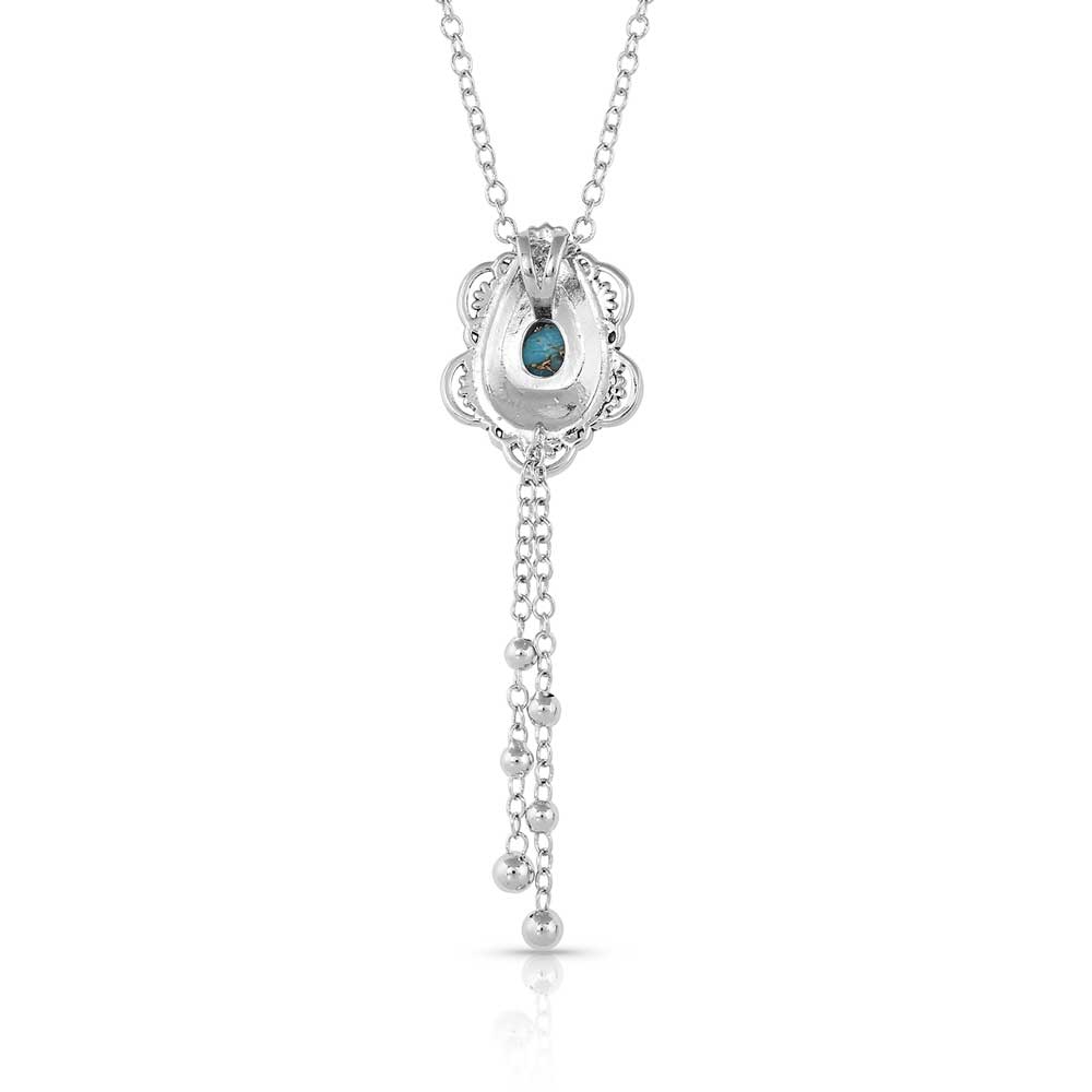 Silver necklace with turquoise pendant, c-temp-bynder-NC4951