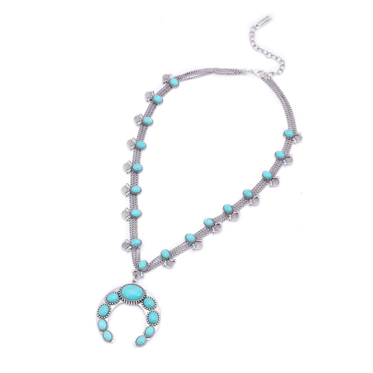 Turquoise crescent necklace, ccnec12-full-v2