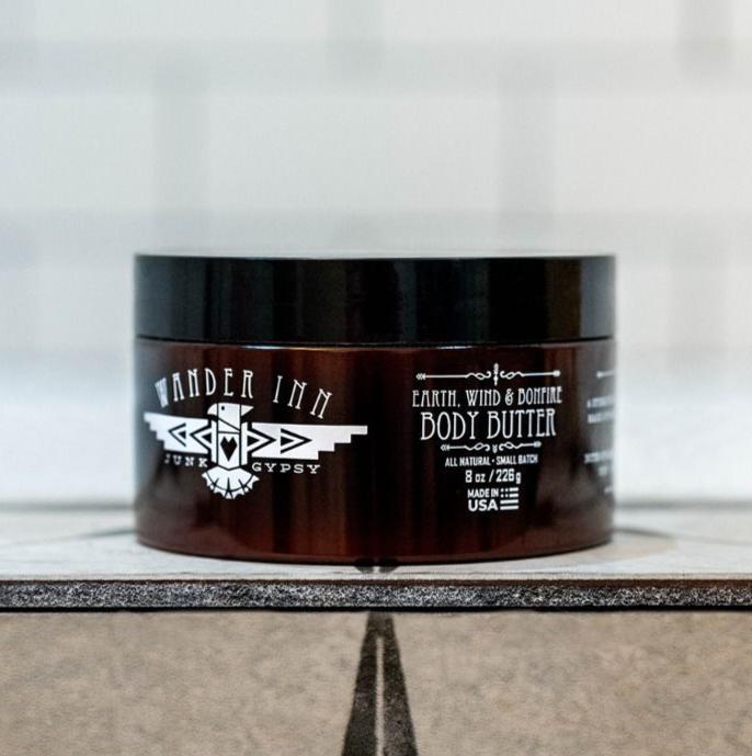 Wander Inn Earth, Wind & Bonfire Body Butter jar - DSC08383-edit
