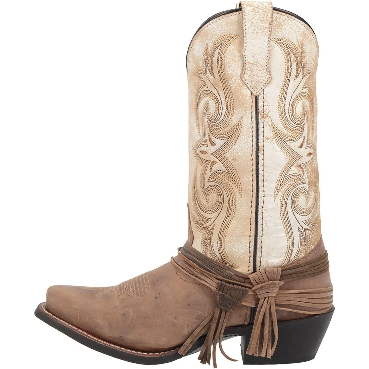 Laredo Women's Myra Sand & White Western Boots