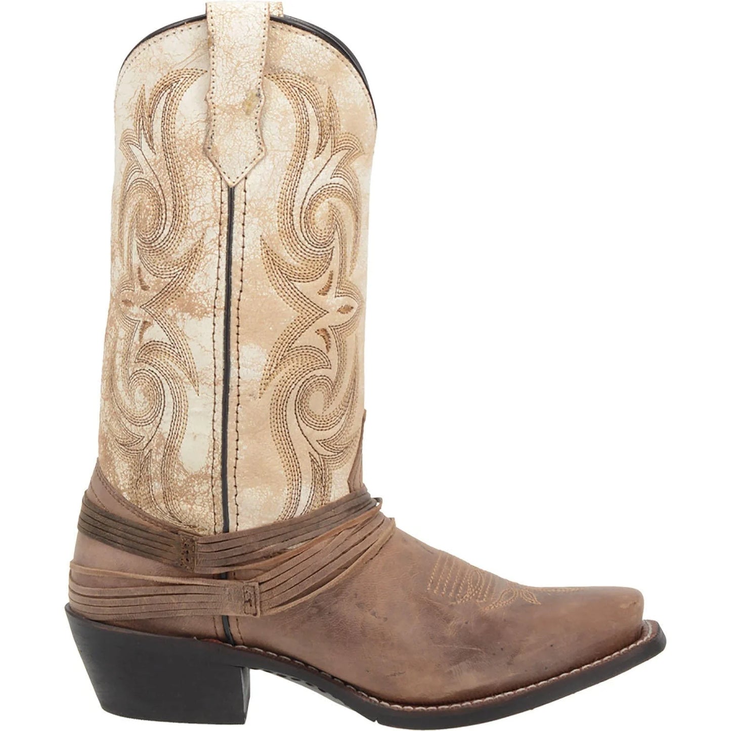 Laredo Women's Myra Sand & White Western Boots
