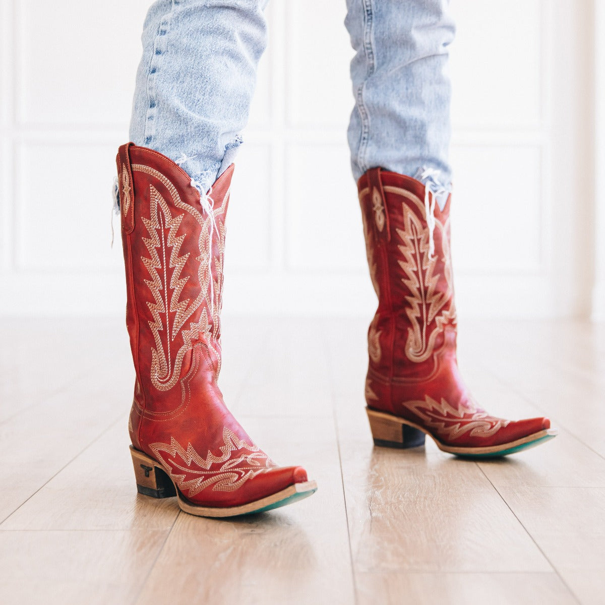 Smoldering Ruby Lexington LS4 Cowboy Boots