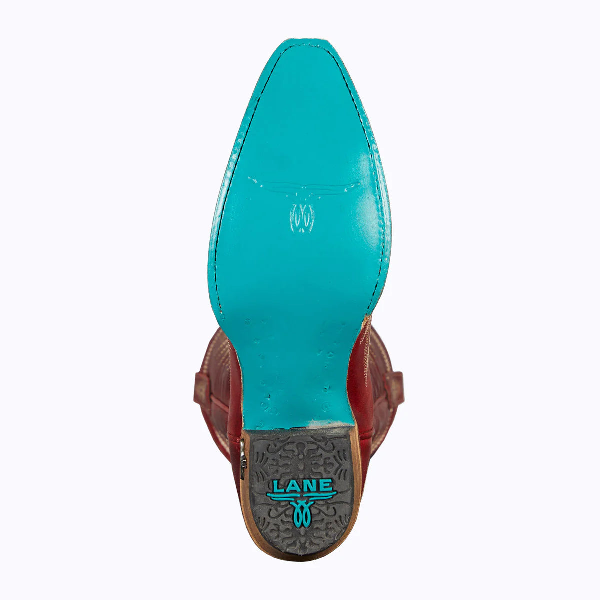 Lane Lexington Smold Ruby Cowboy Boot sole view