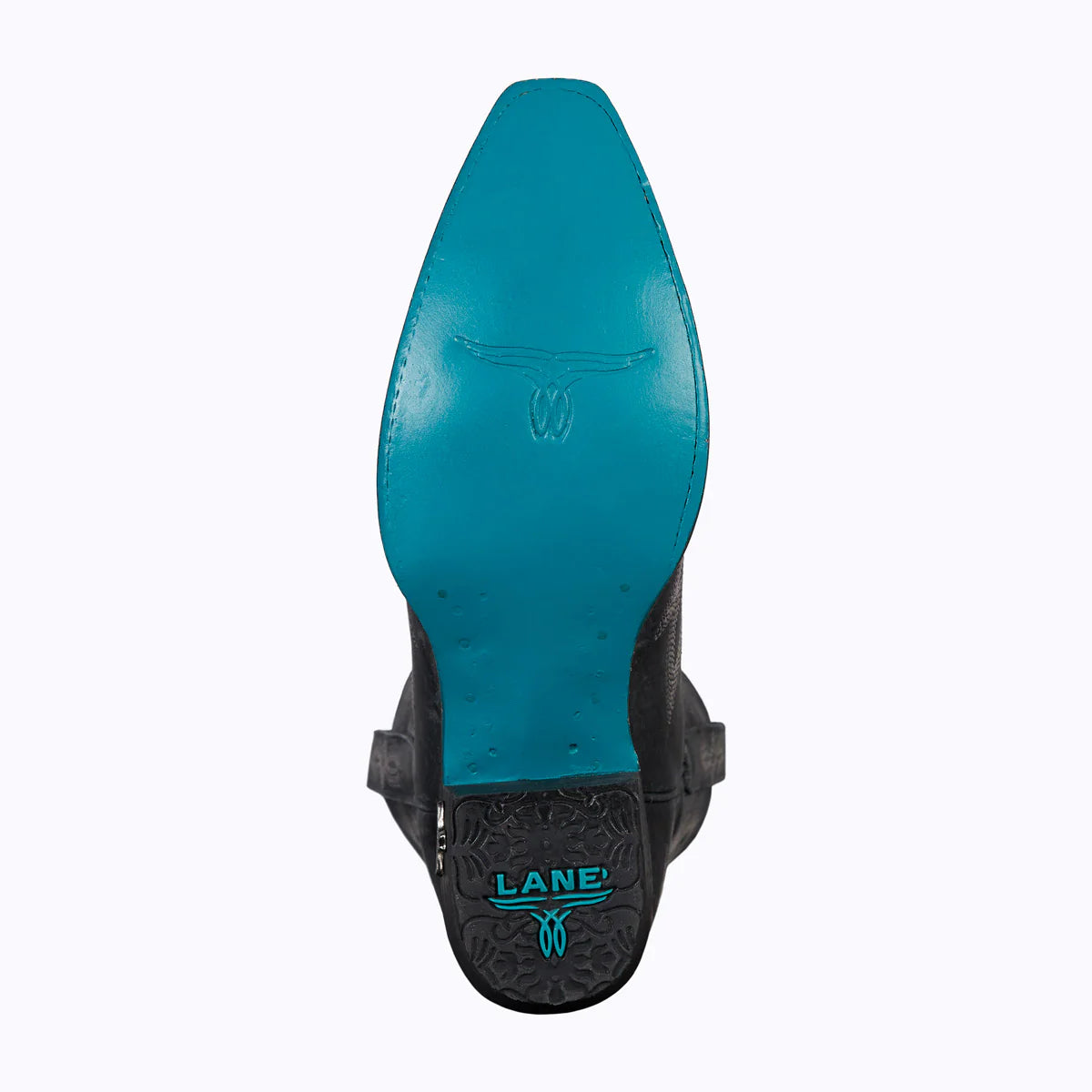 Lane Lexington Bootie, Jet Black, showing sole