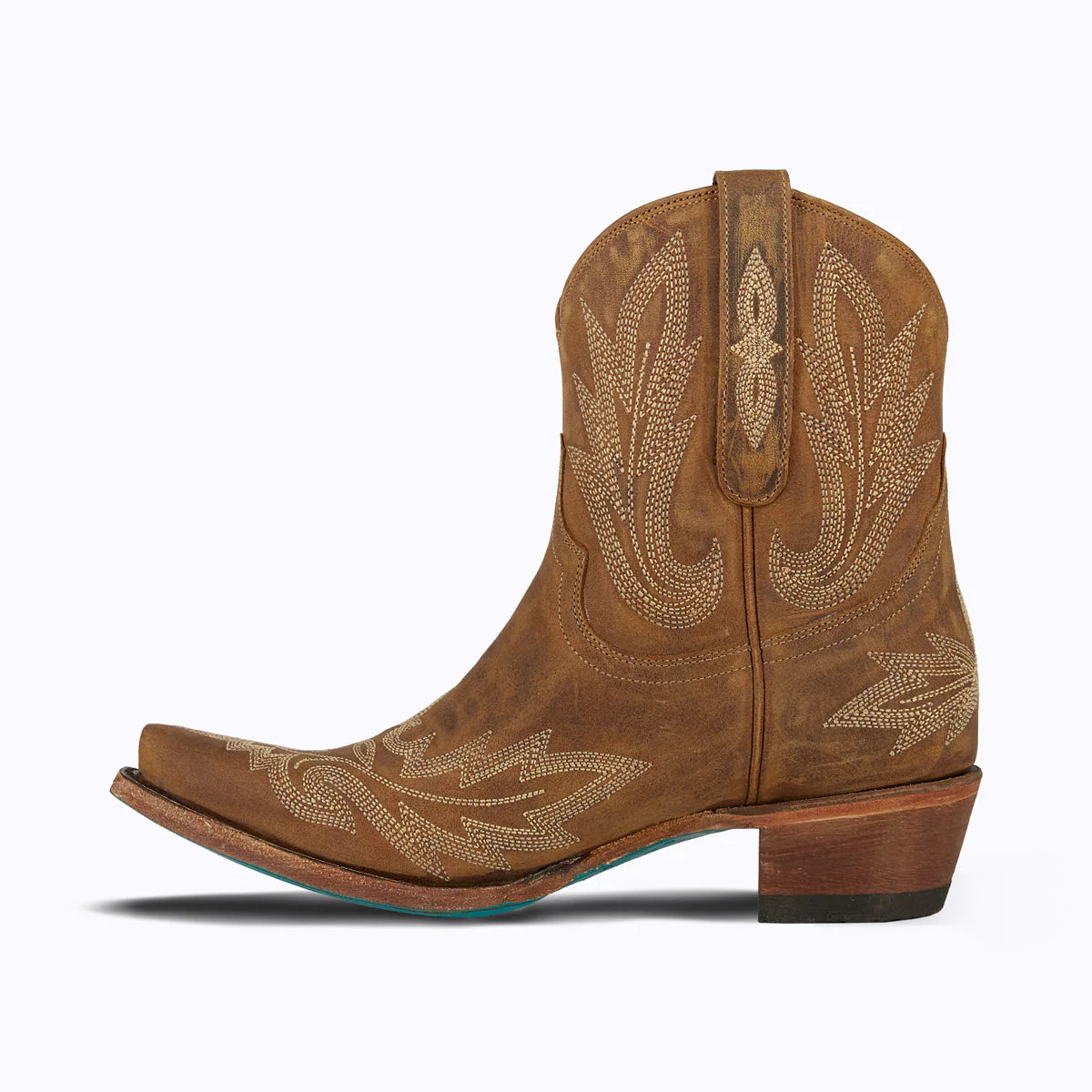 Burnt caramel Lexington bootie