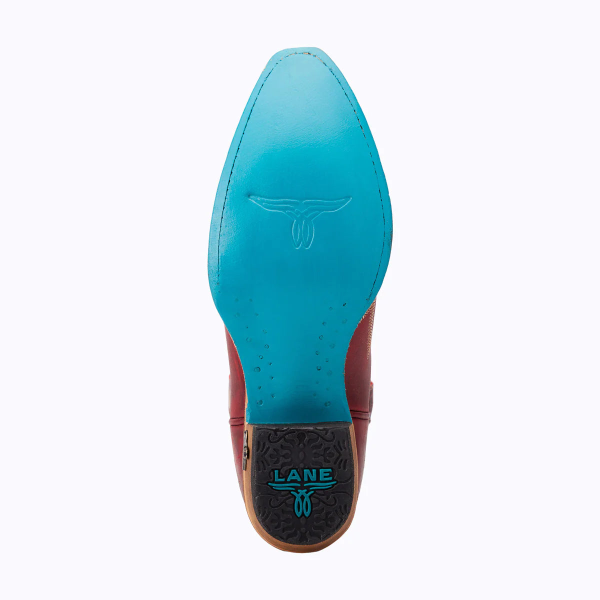 Lane Lexington Bootie in Smoldering Ruby - sole view