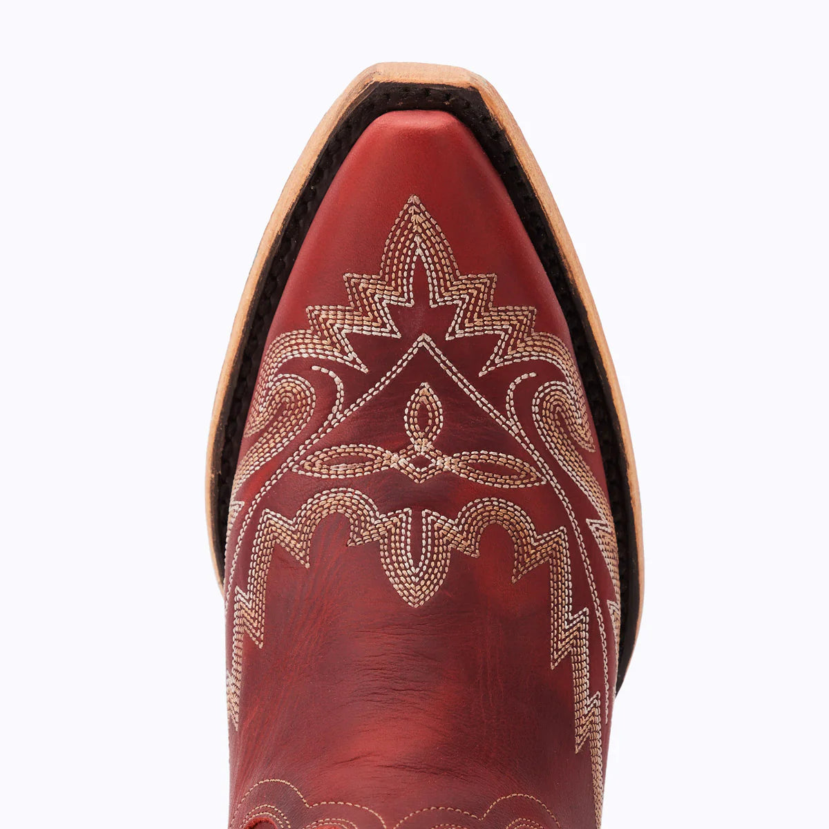 Smoldering Ruby Lexington Bootie, close-up