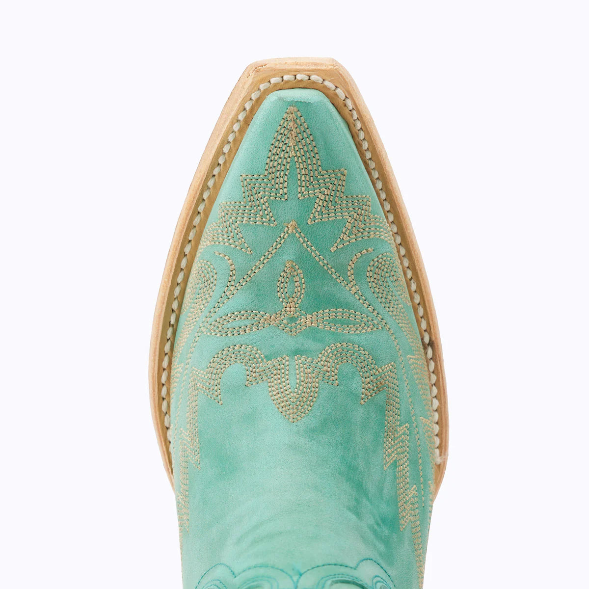 Taos turquoise Lexington bootie detail