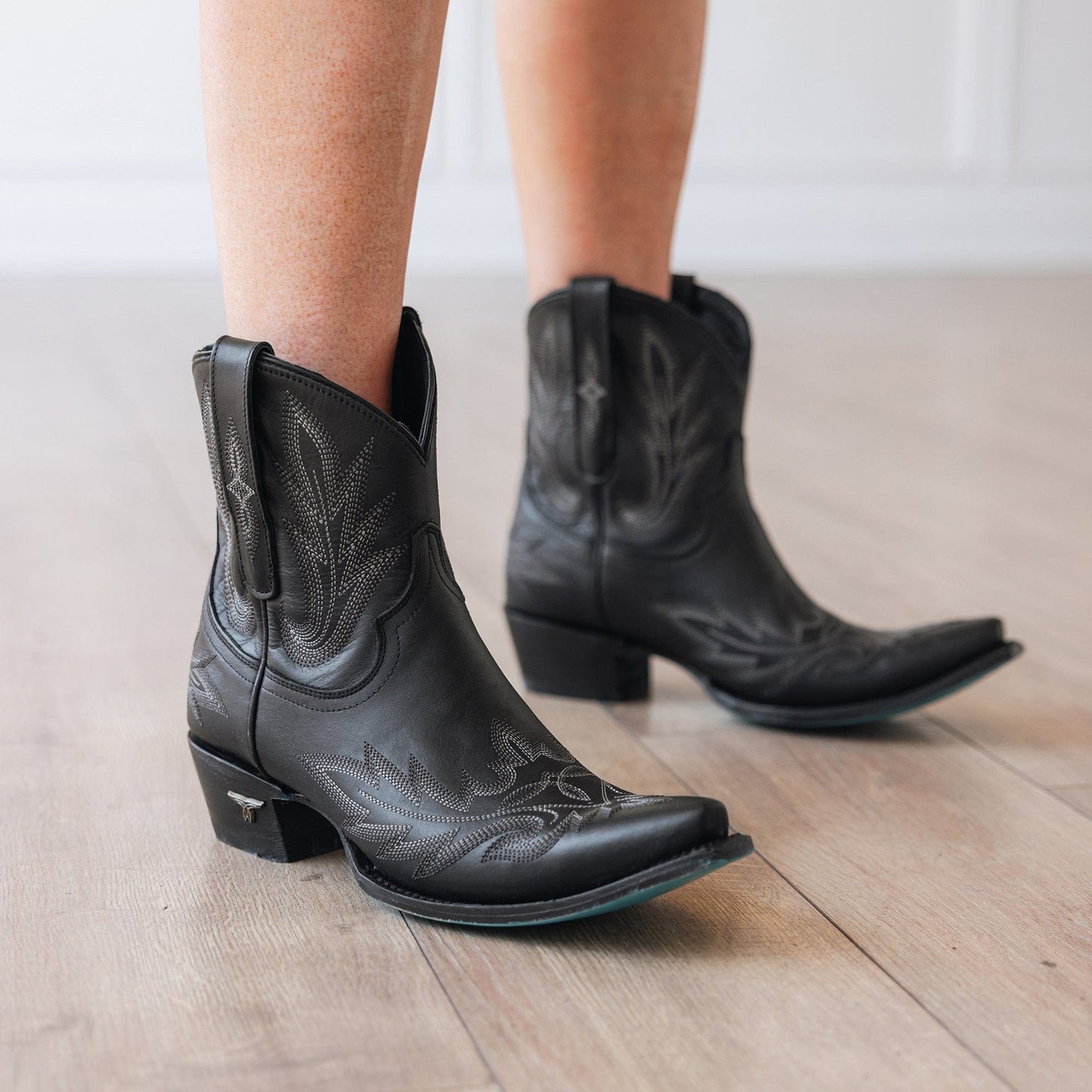 Jet black Lexington bootie