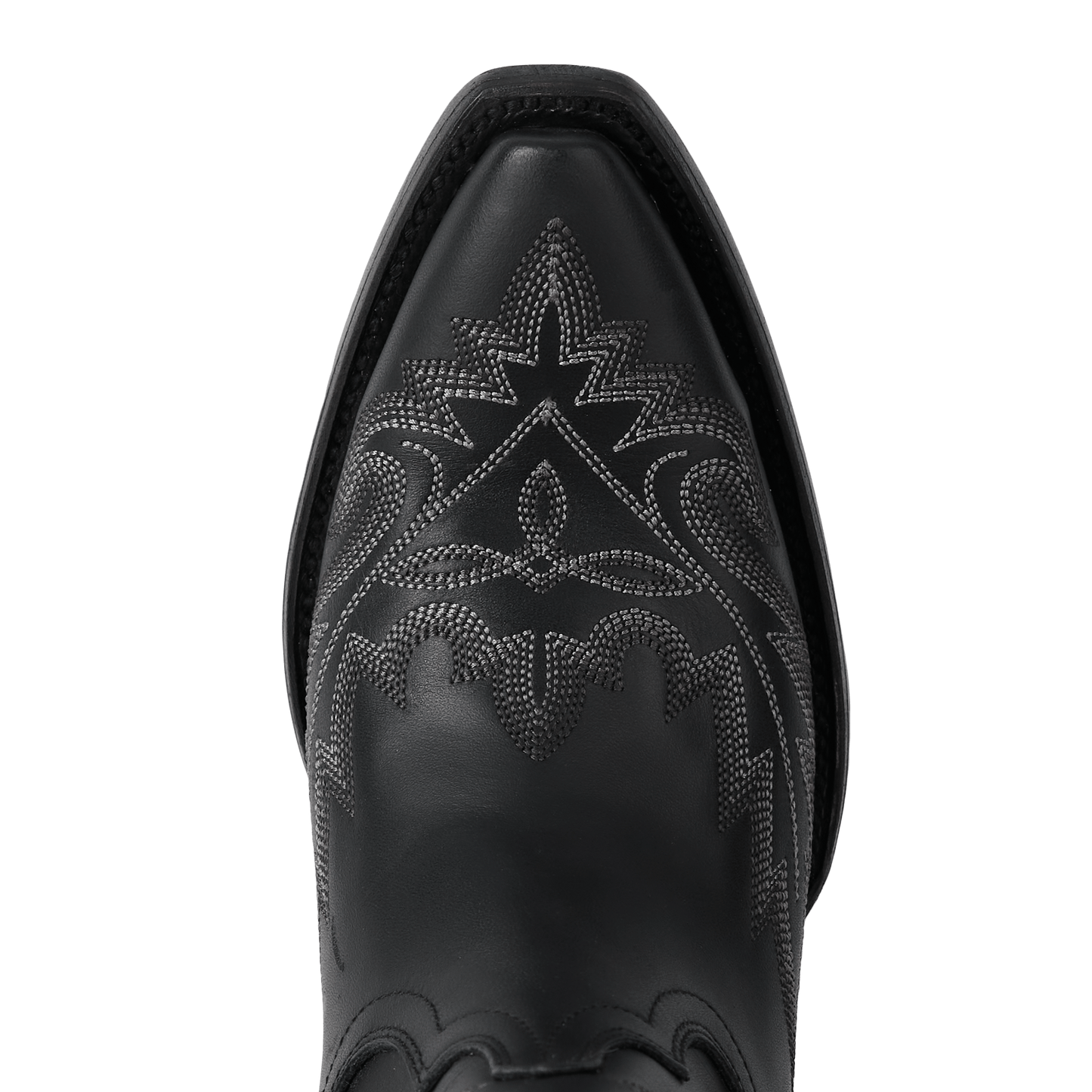 Jet black Lexington Bootie closeup