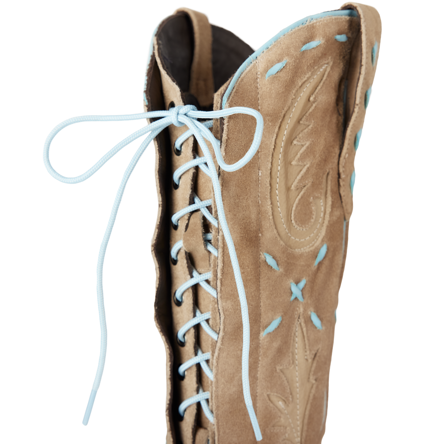 Suede Reverie boot in powder blue, PS14 collection