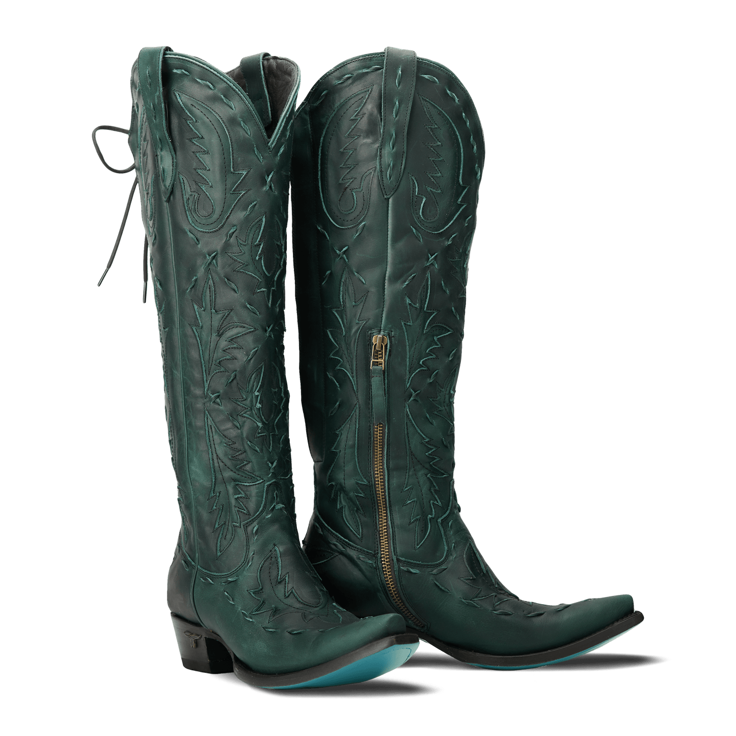 Emerald green Reverie PS1 cowboy boots