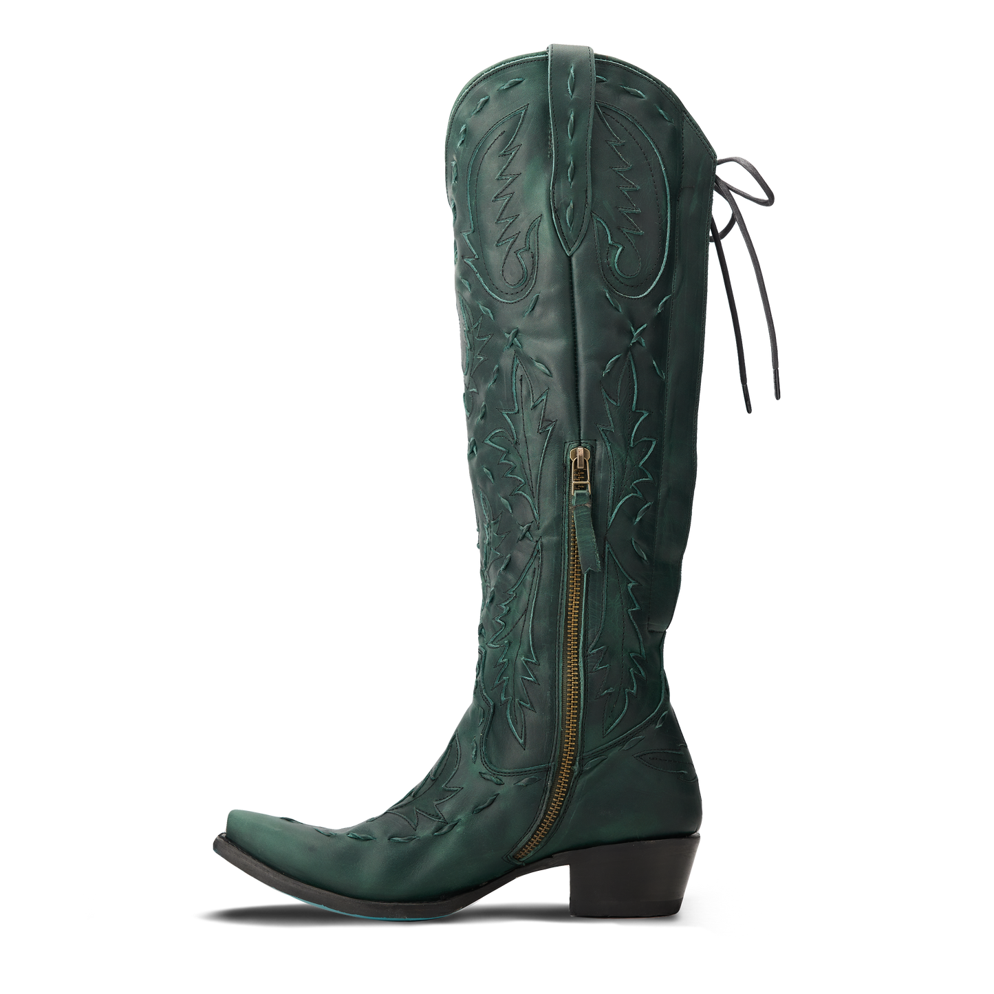 Reverie Knee High Corset - Emerald Green
