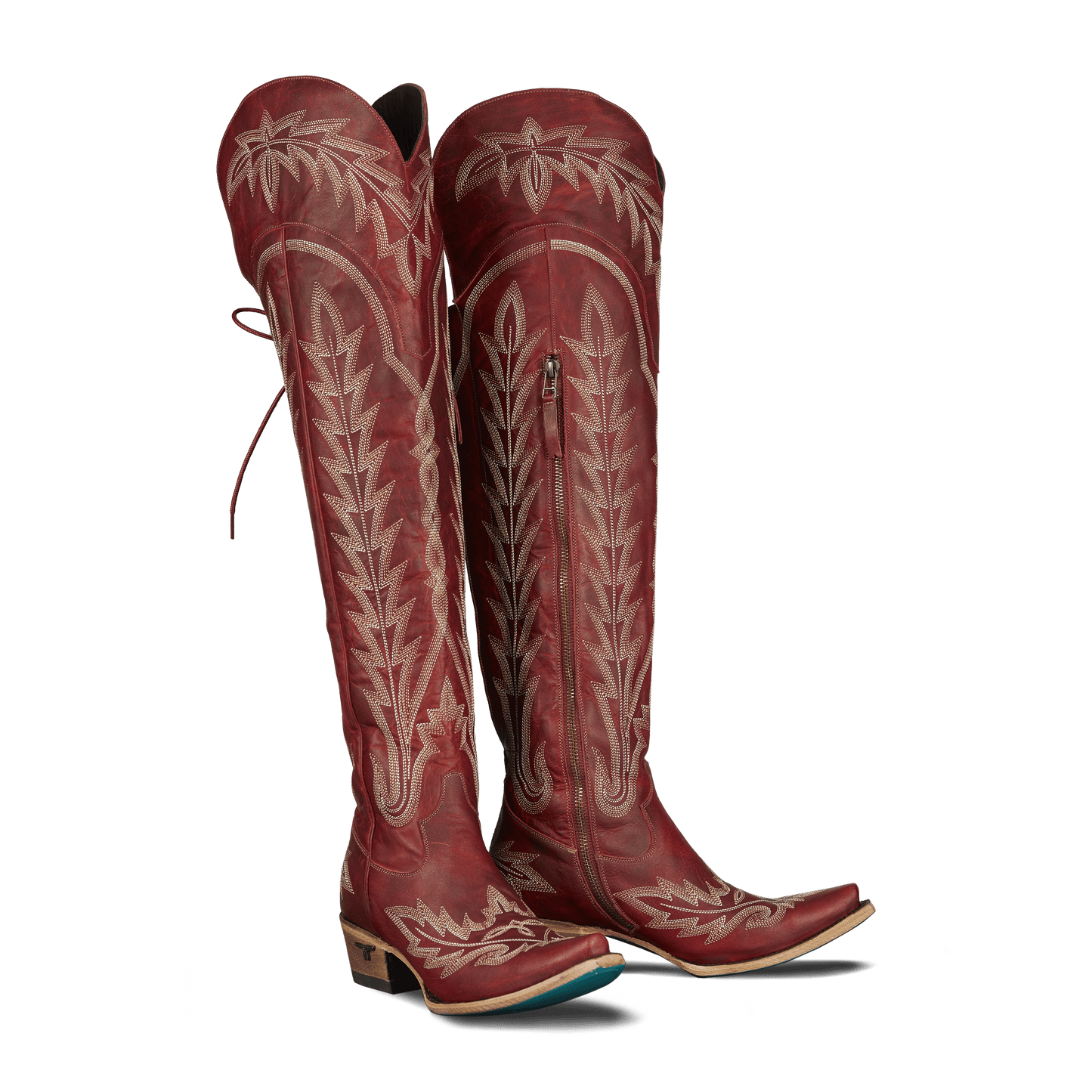 Smoldering Ruby Lexington OTK Boots