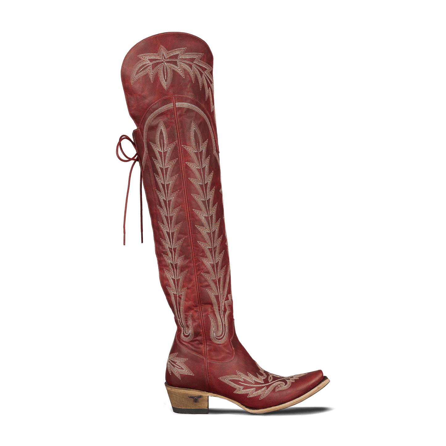 Smoldering Ruby Lexington over-the-knee boot