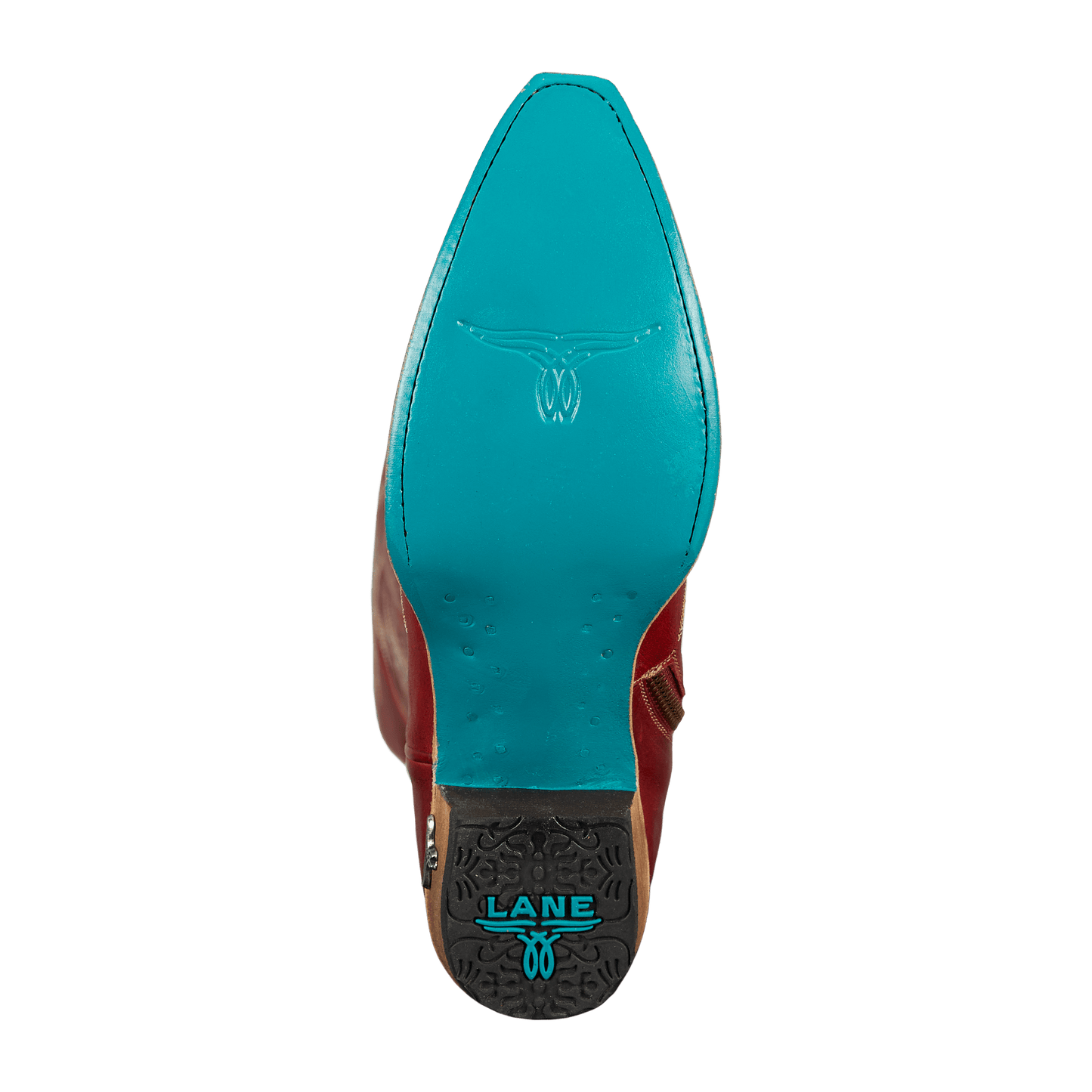 Lane Lexington Smoldering Ruby boot sole view