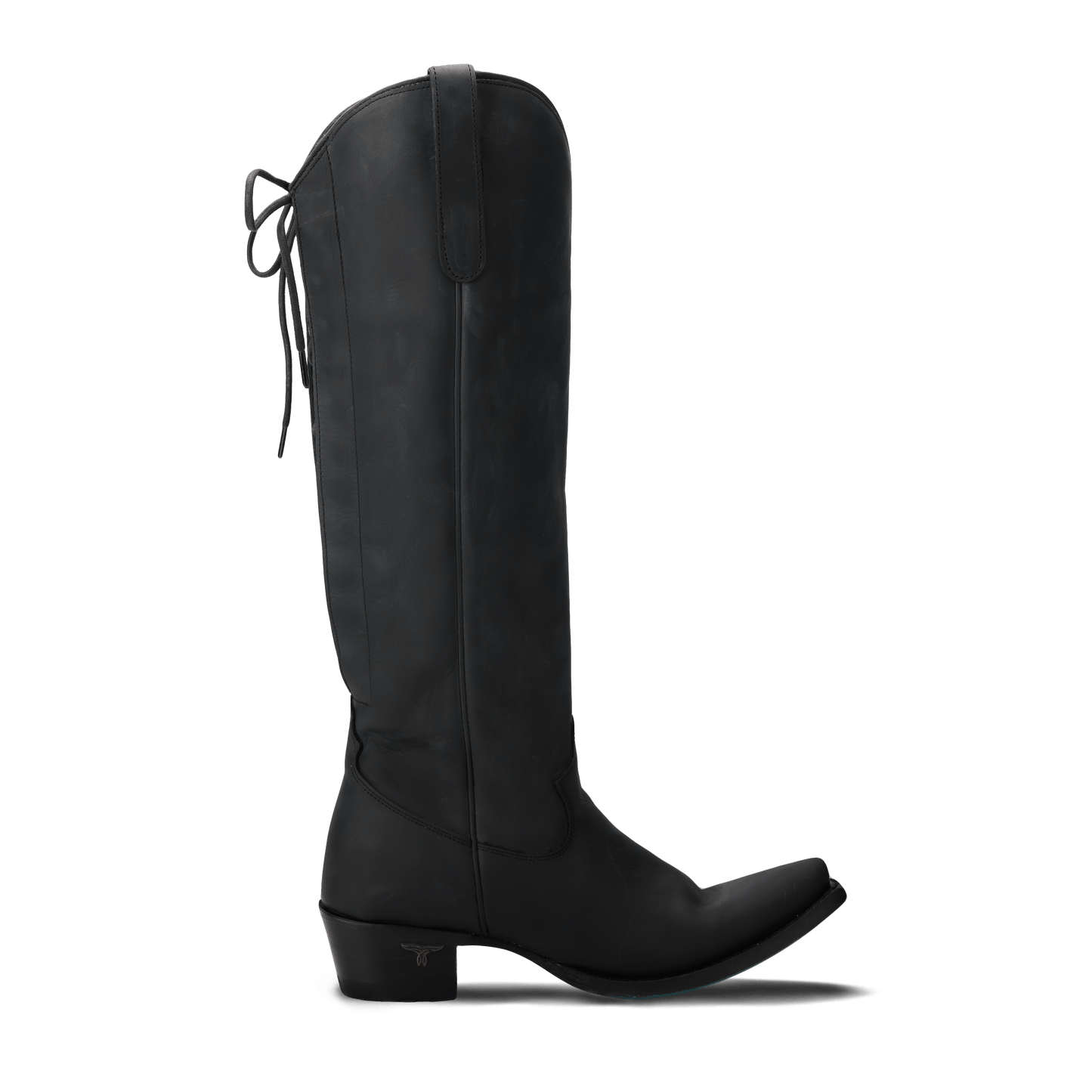 Olivia Jane matte black PS4 cowboy boot