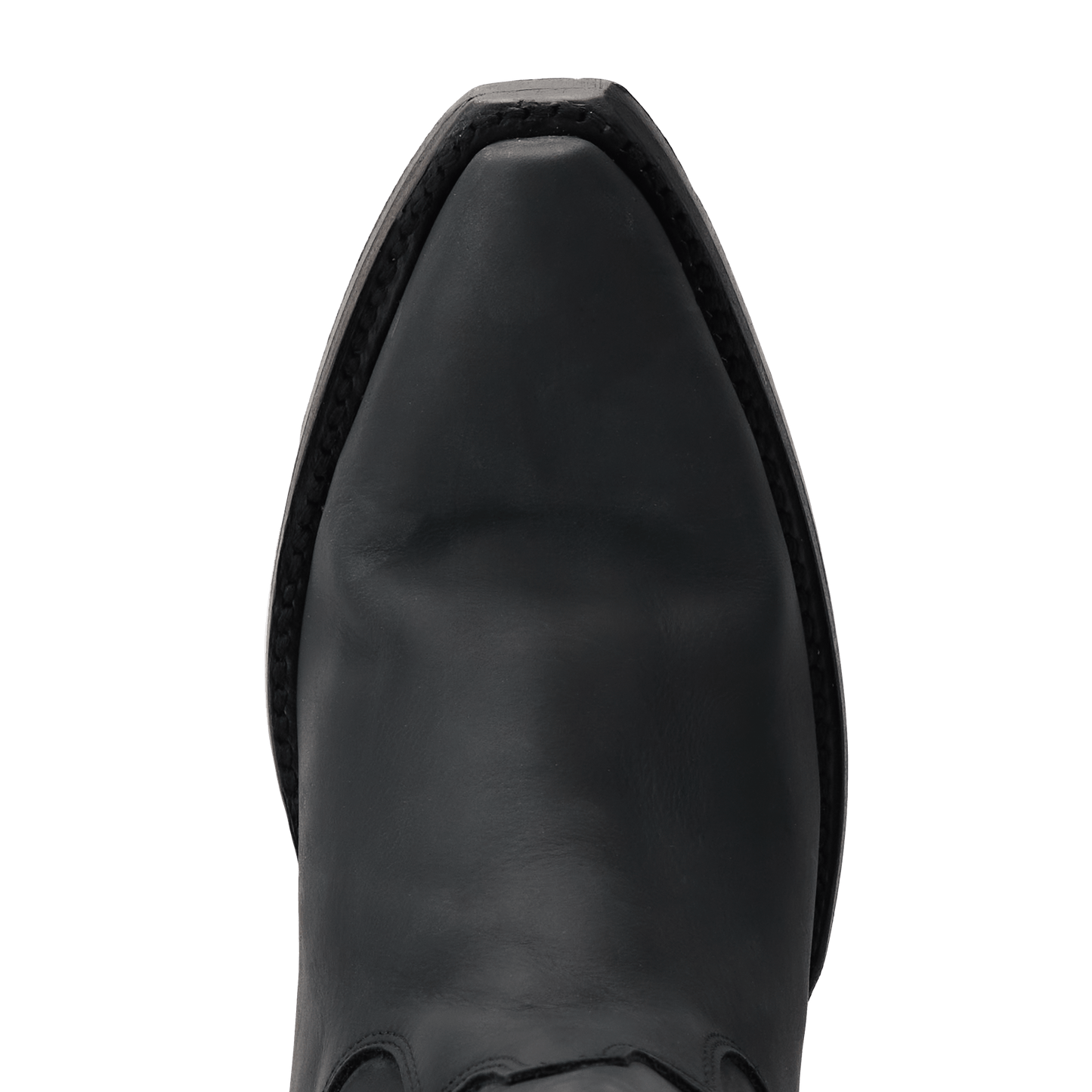 Olivia Jane matte black boot, top view