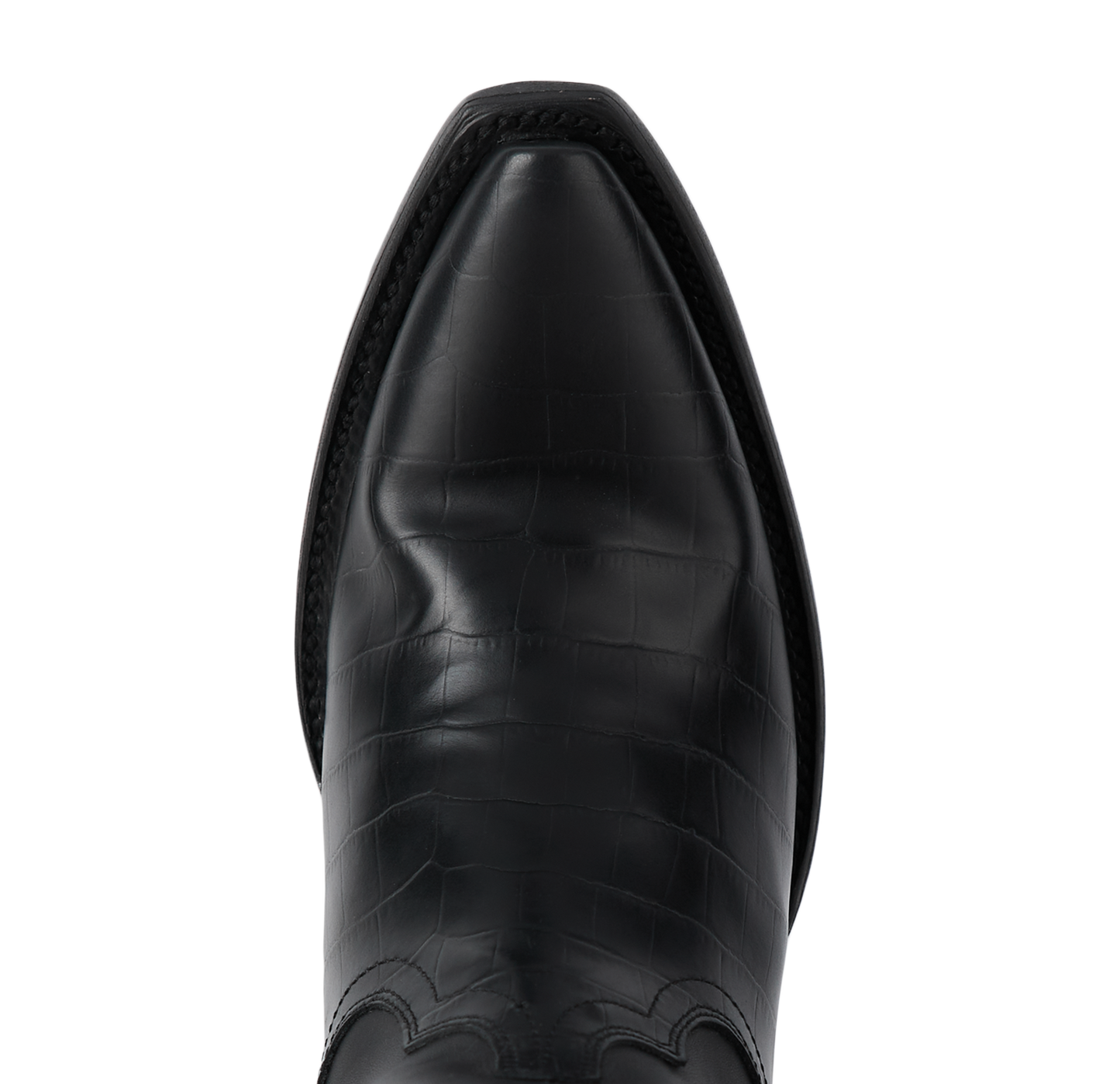 Emma Jane Carbon Croc Bootie - close up view