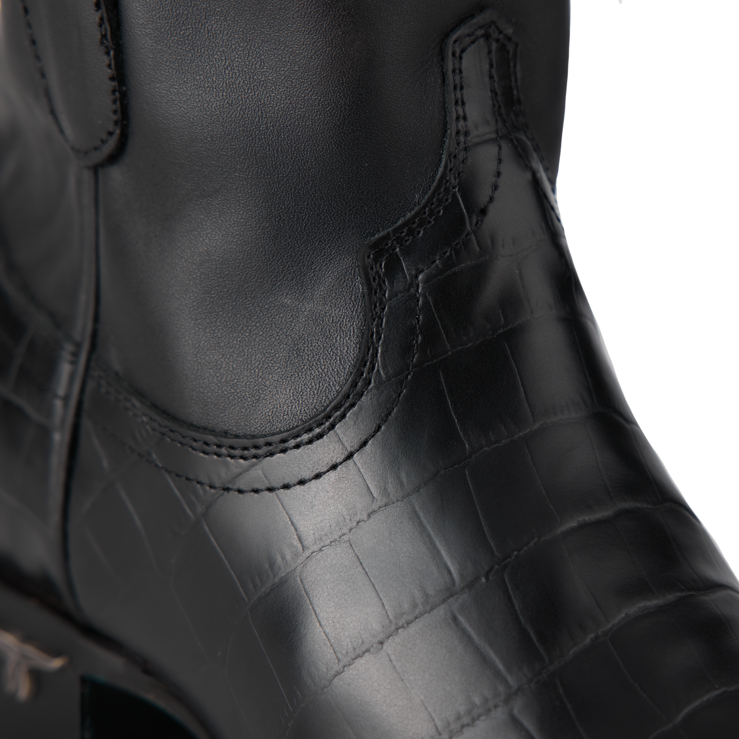 Emma Jane carbon croc booties