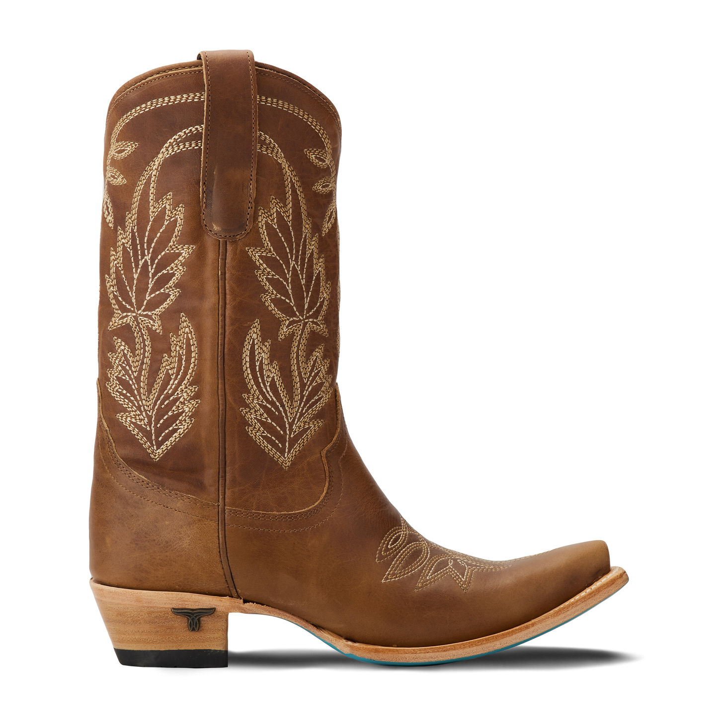 Brown leather Sandaga desert clay cowboy boot