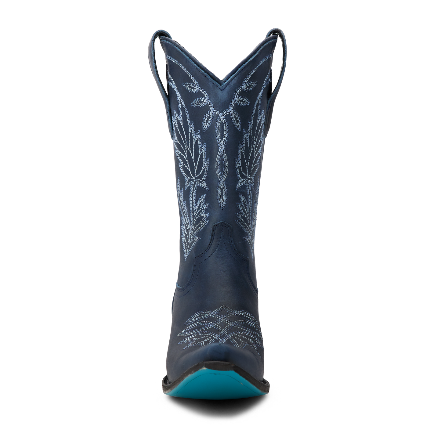Navy Sandaga Cowboy Boot