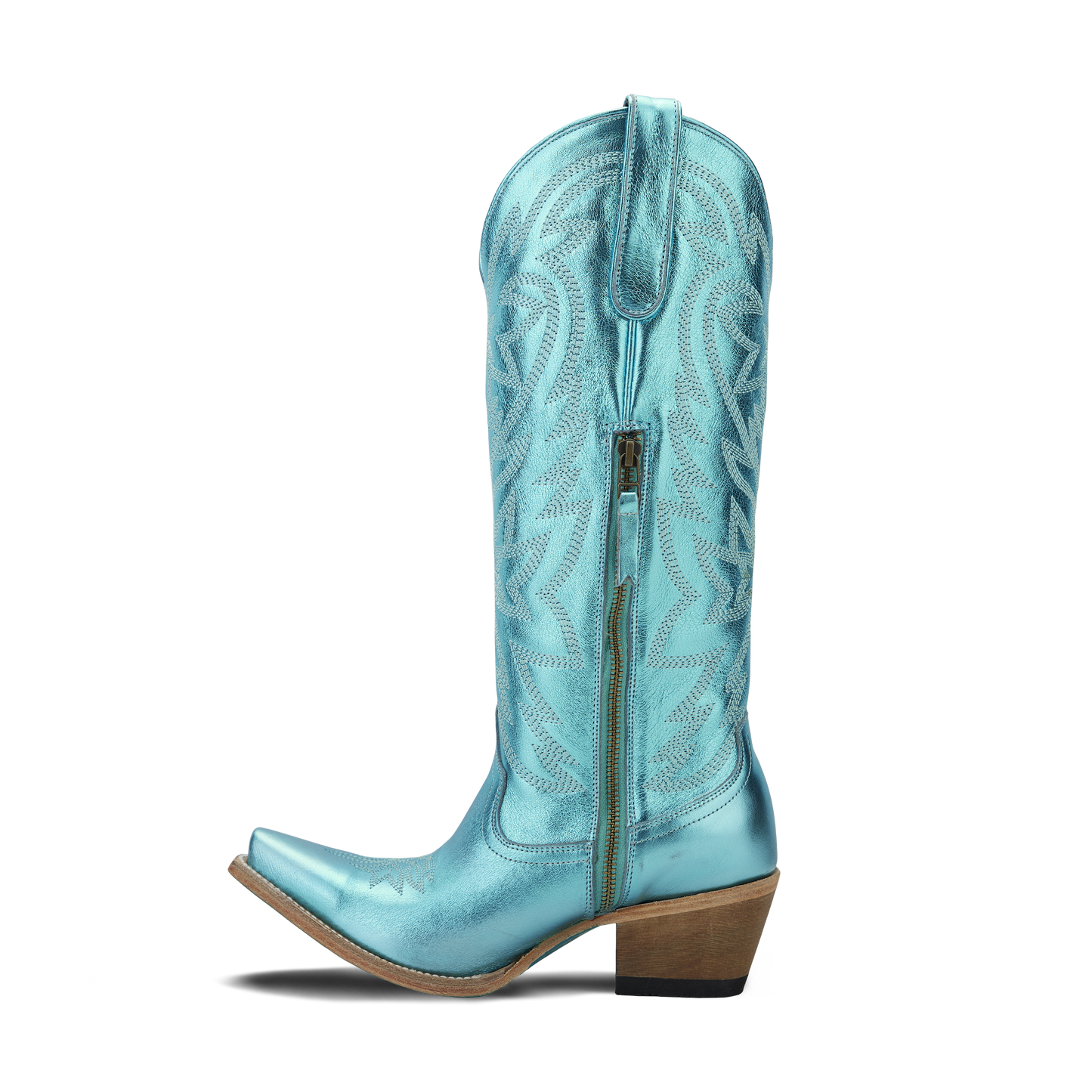 Smokeshow Boot - Turquoise Metallic