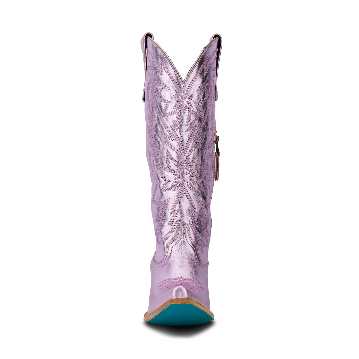 Lavender metallic Smokeshow cowboy boot