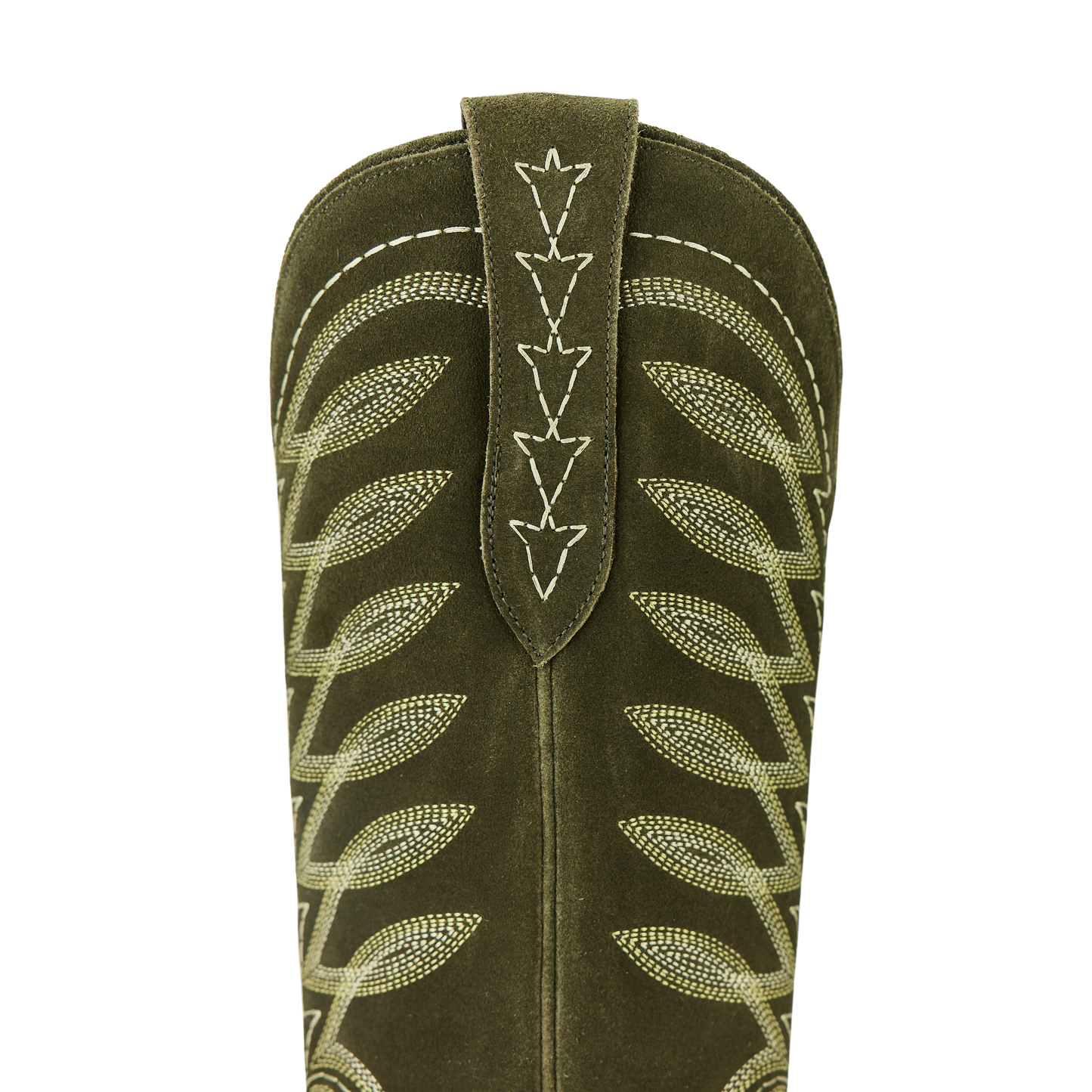 Squash Blossom Boot - Olive Suede
