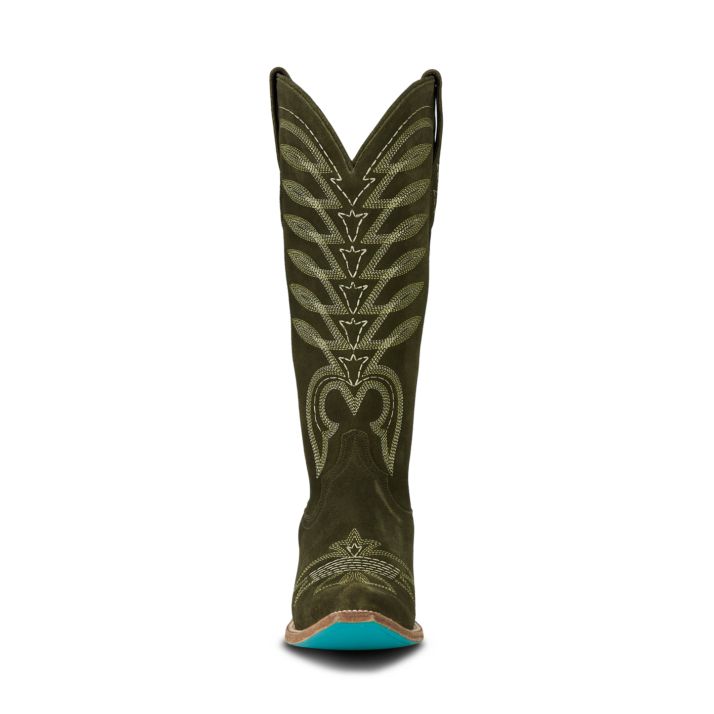 Squash Blossom Boot - Olive Suede