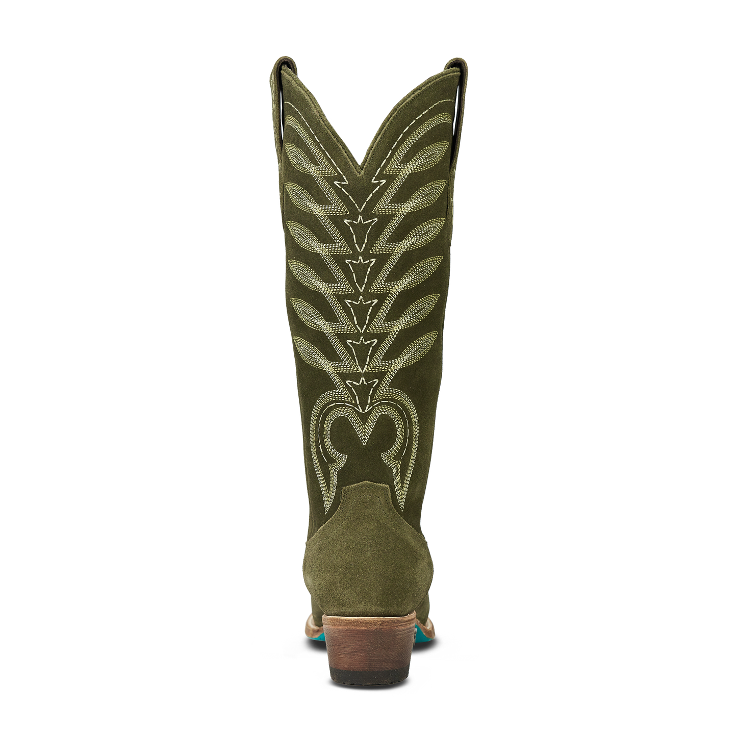 Squash Blossom Boot - Olive Suede