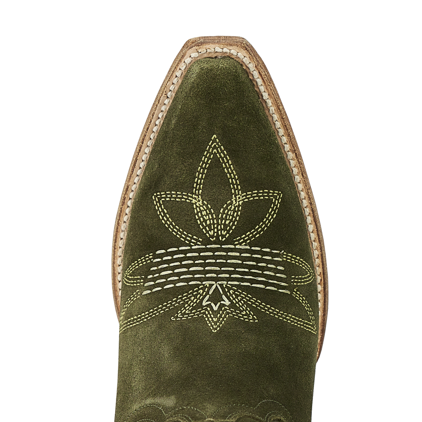 Squash Blossom Boot - Olive Suede