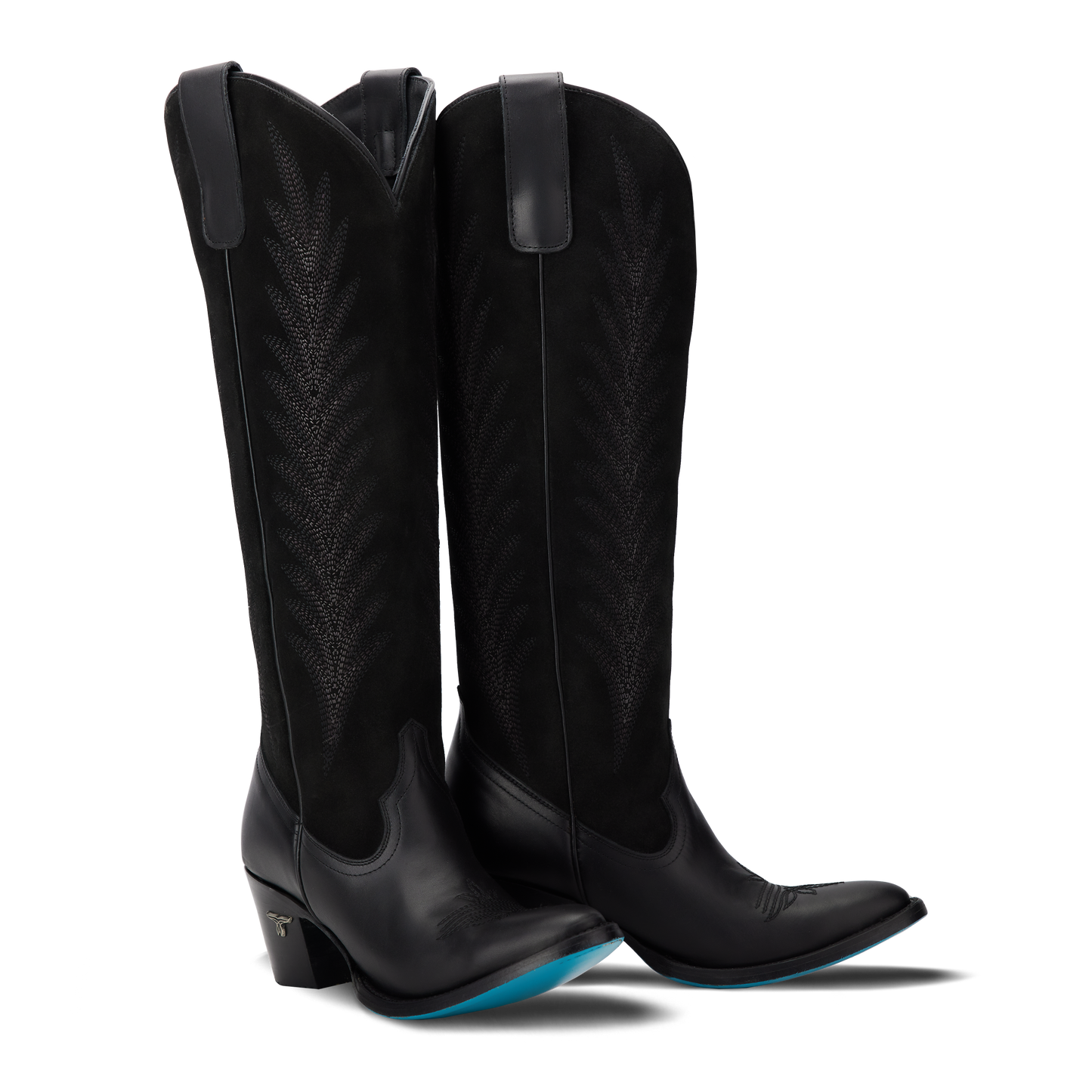 Black suede Jentry boots