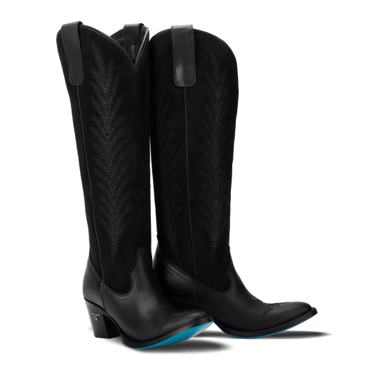 Black suede Jentry boots