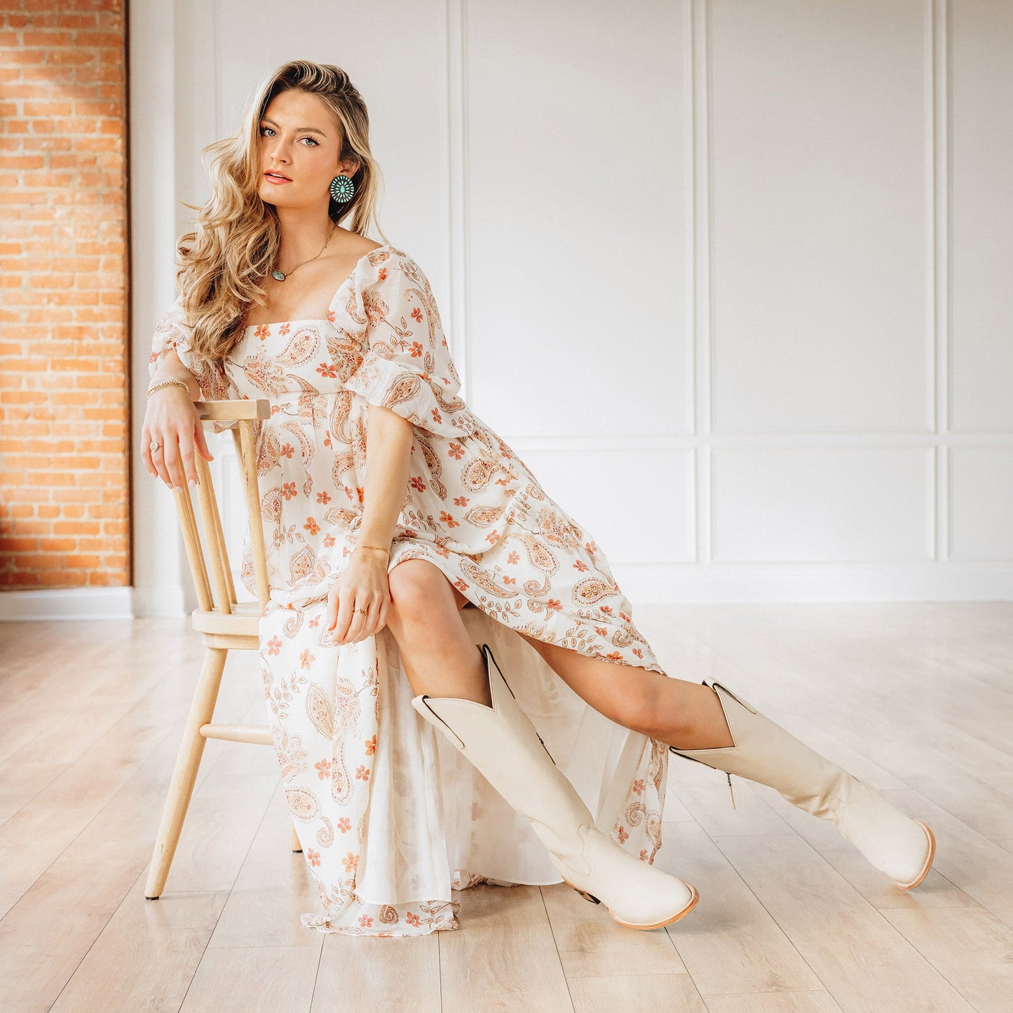 Plain Jane Boot - Pale Ivory