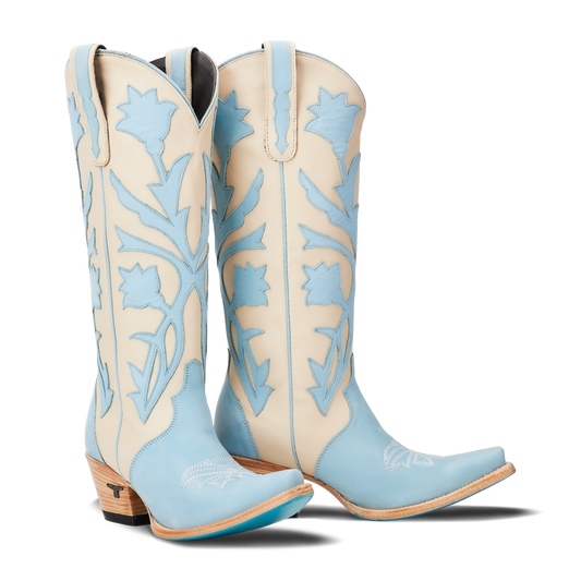 Jolene Blueberry Buttermilk Cowboy Boots