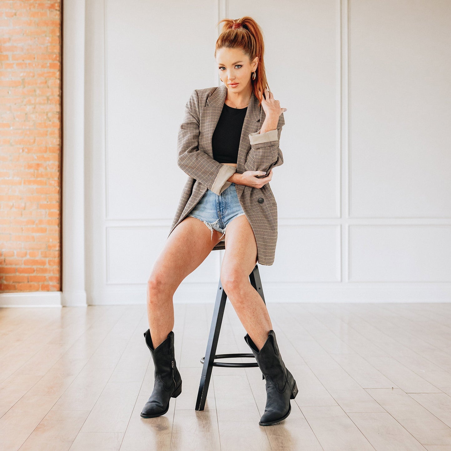 Plain Jane Midi - Matte Black