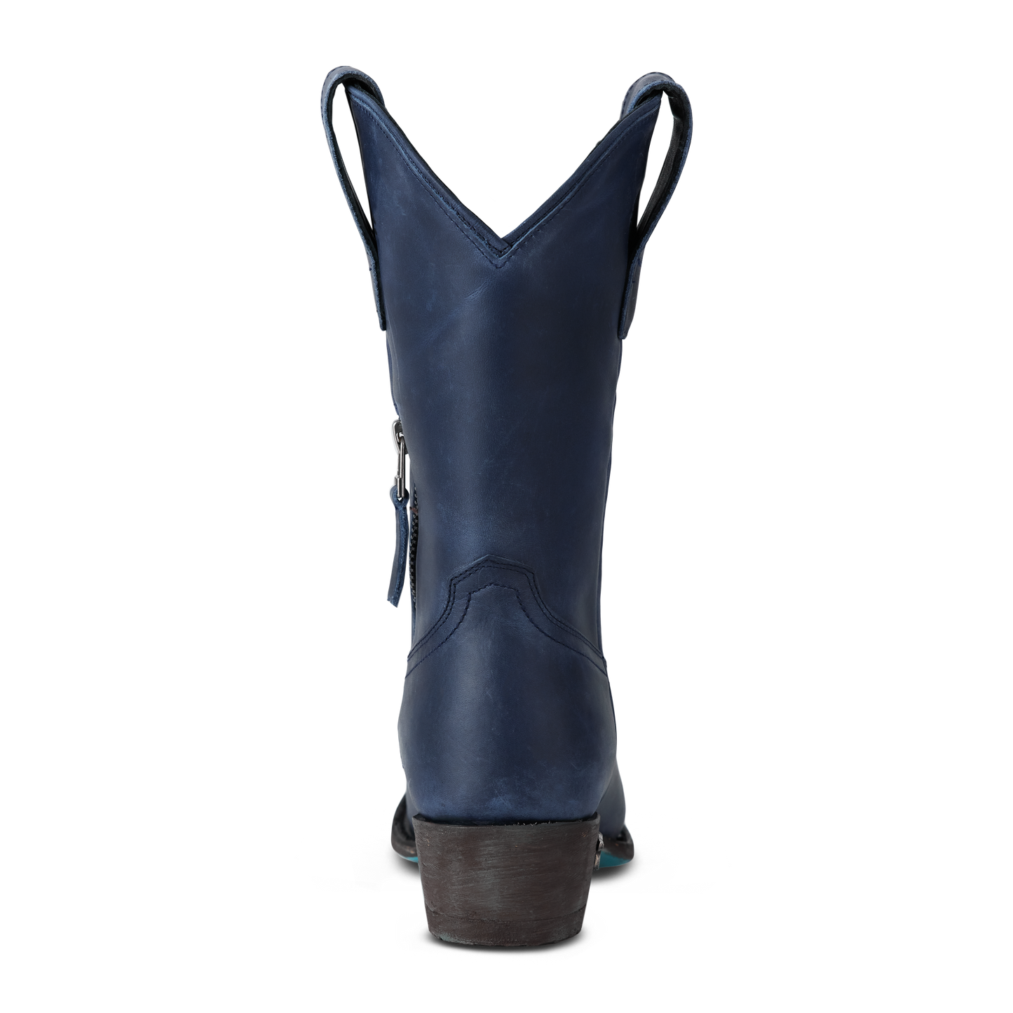 Midnight Navy Plain Jane Midi Cowboy Boot