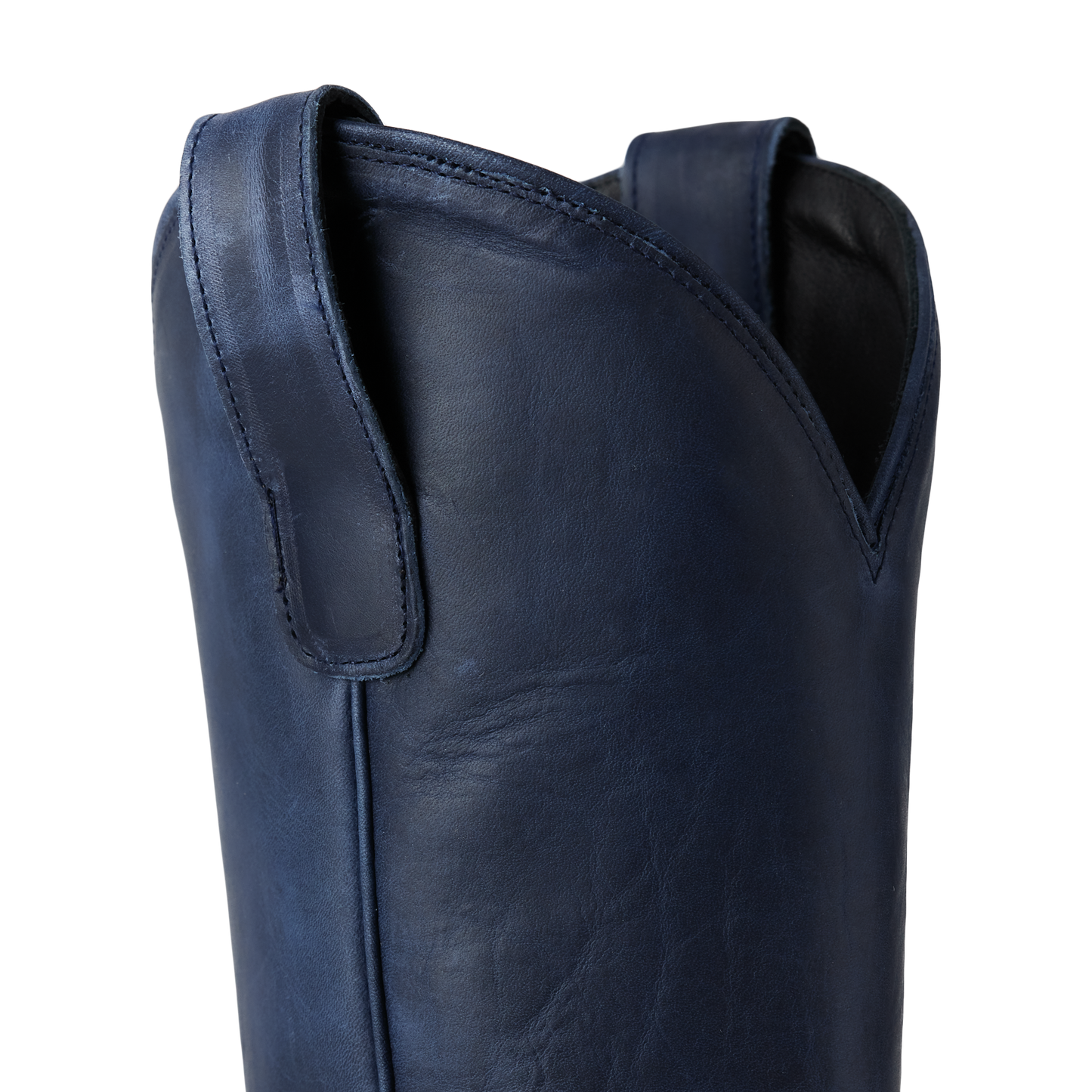 Midnight Navy Plain Jane Midi Boot Detail