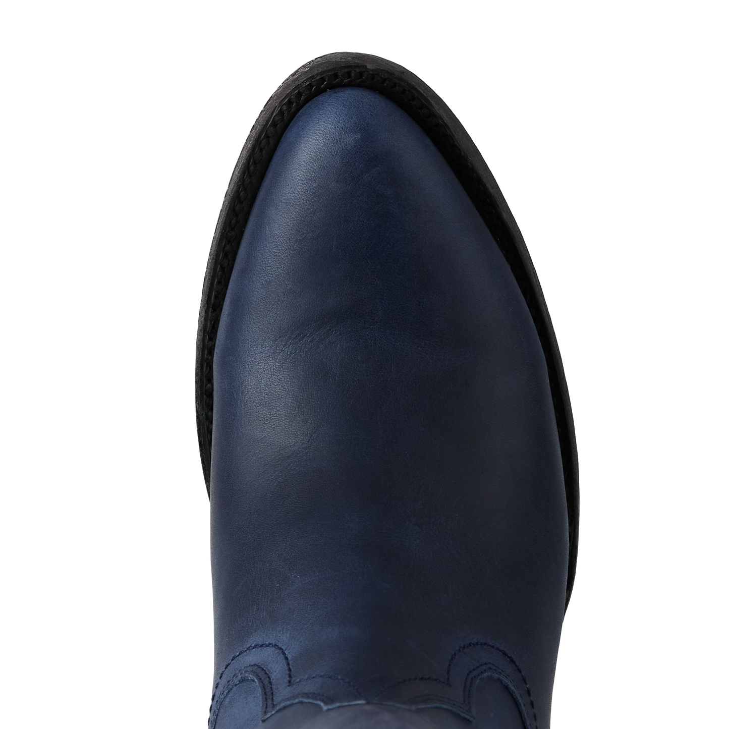 Midnight Navy Plain Jane Midi Boot Detail
