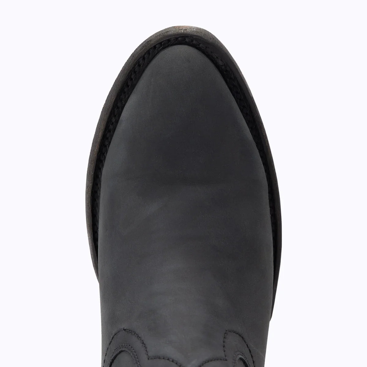 Matte Black Plain Jane Bootie - Top View