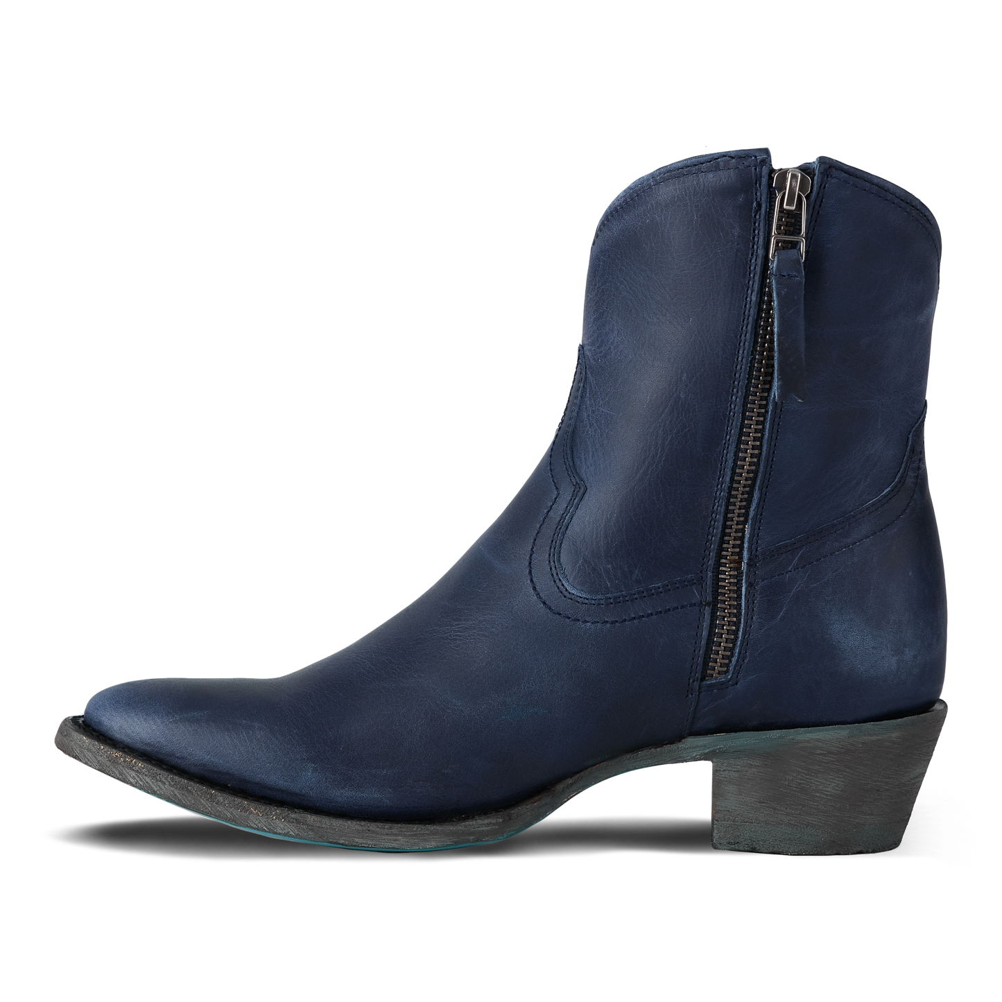 Midnight Navy Plain Jane Bootie