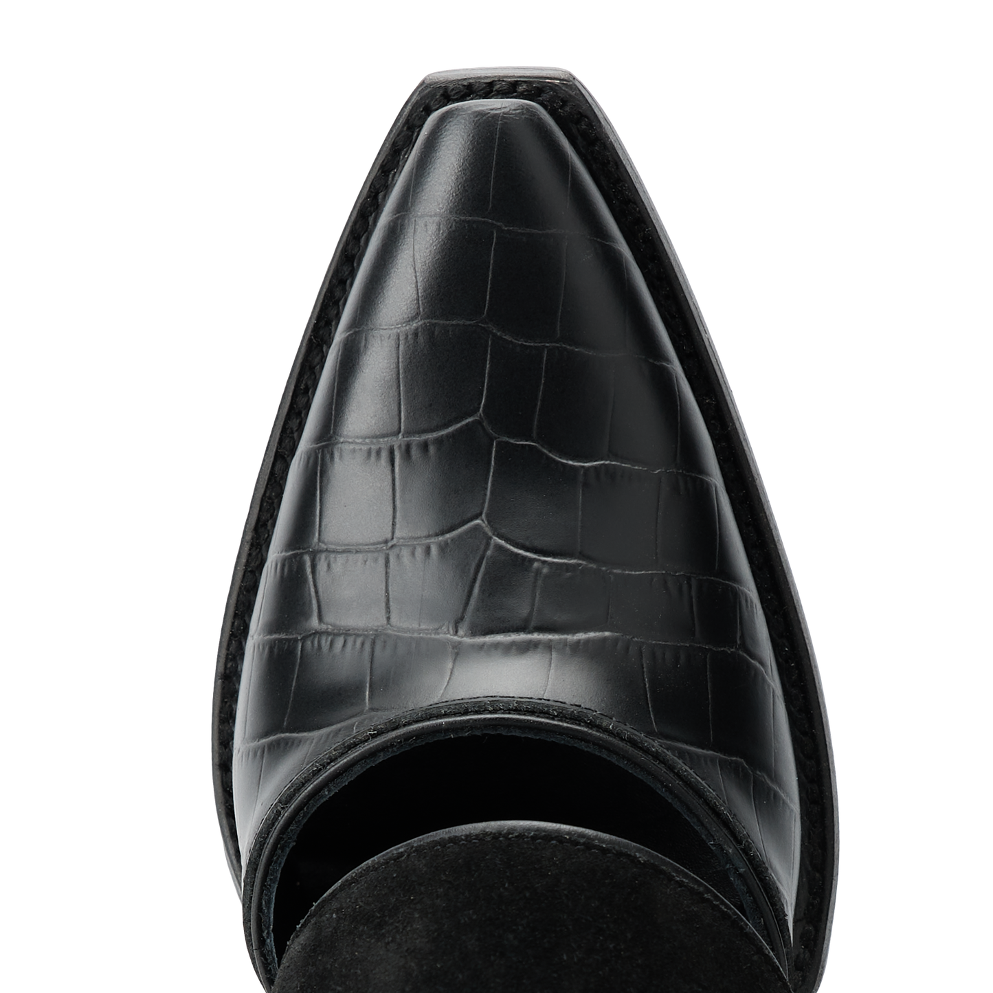 Plain Jane Slingback Mule - Soft Black Suede