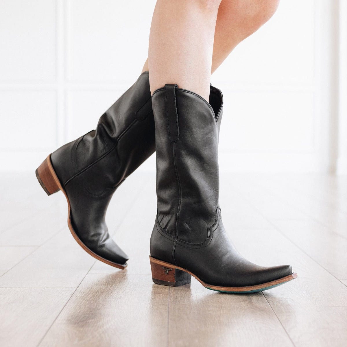 Emma Jane Jet Black Cowboy Boots