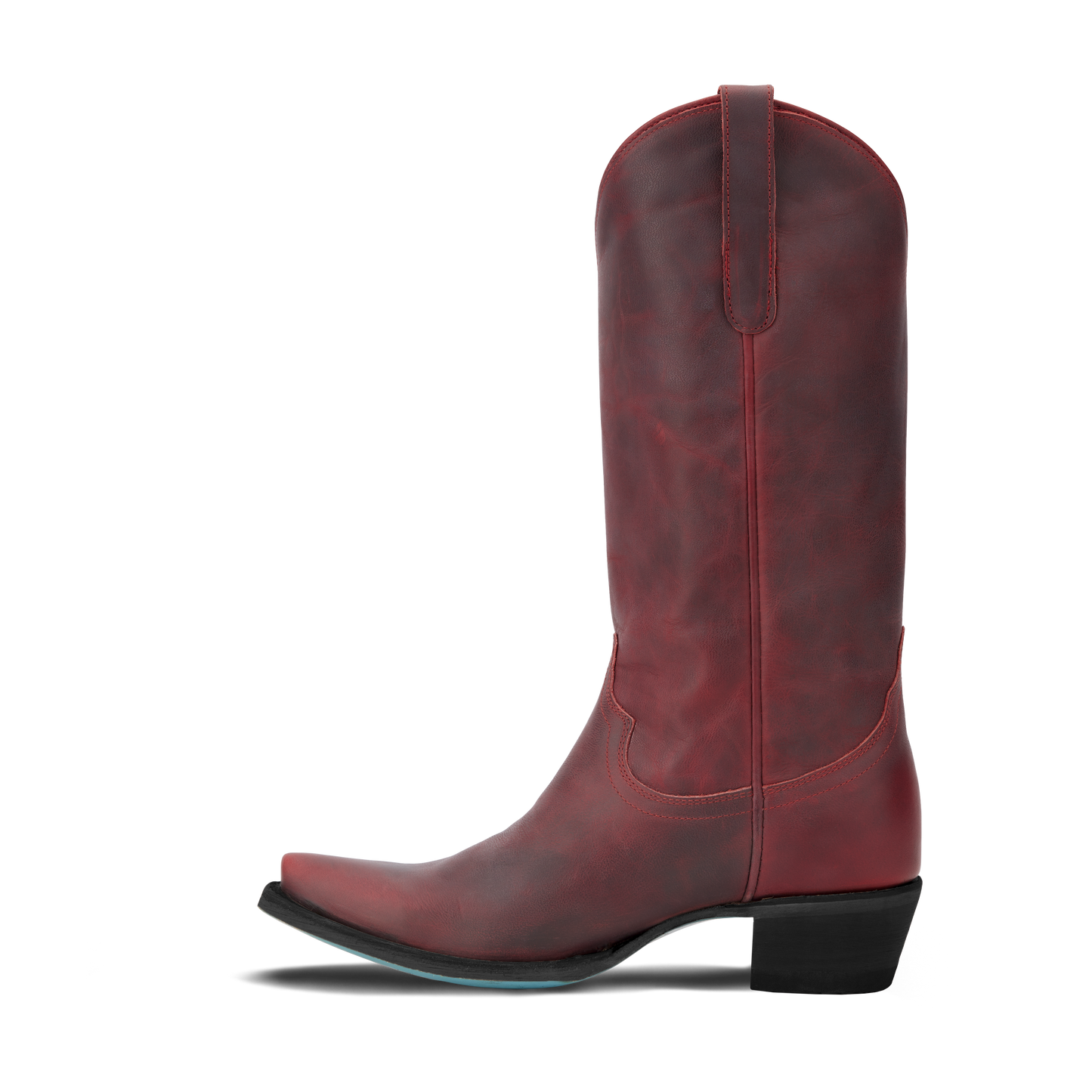 Red leather Emma Jane cowboy boot