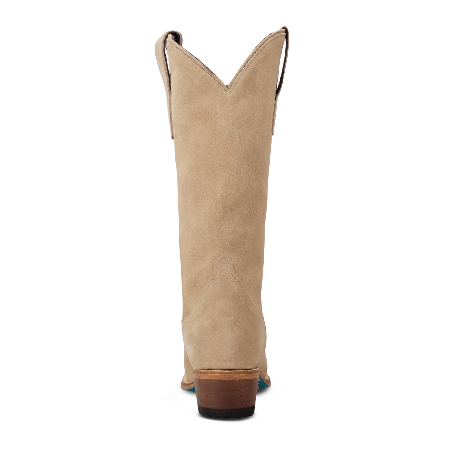 Emma Jane Latte Suede Cowboy Boot